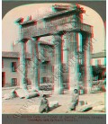 The Market Gate, or Gate of Agora, Athens, Greece.