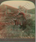 Watch-towers in splendid wall around the Acropolis. on Mt. Ithome (north), Messene.