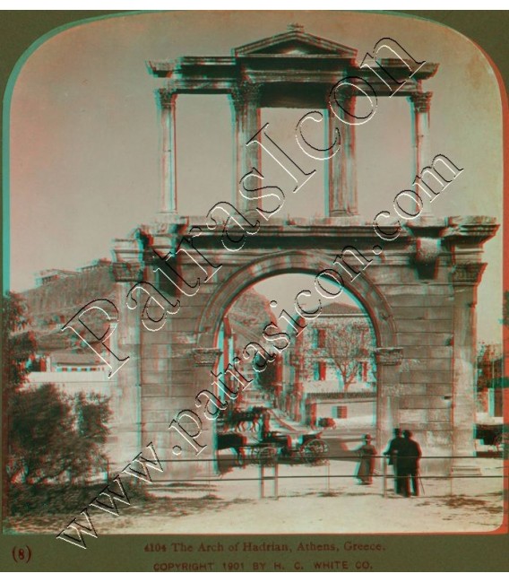 The Arch of Hadrian, Athens.