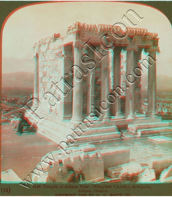 Ο Ναός της Αθηνάς Νίκης (Άπτερος Νίκη), Ακρόπολη, Αθήνα.
