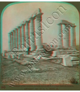 Temple of the Goddess Athena, (about 400 B. C.), Cape Sunium.